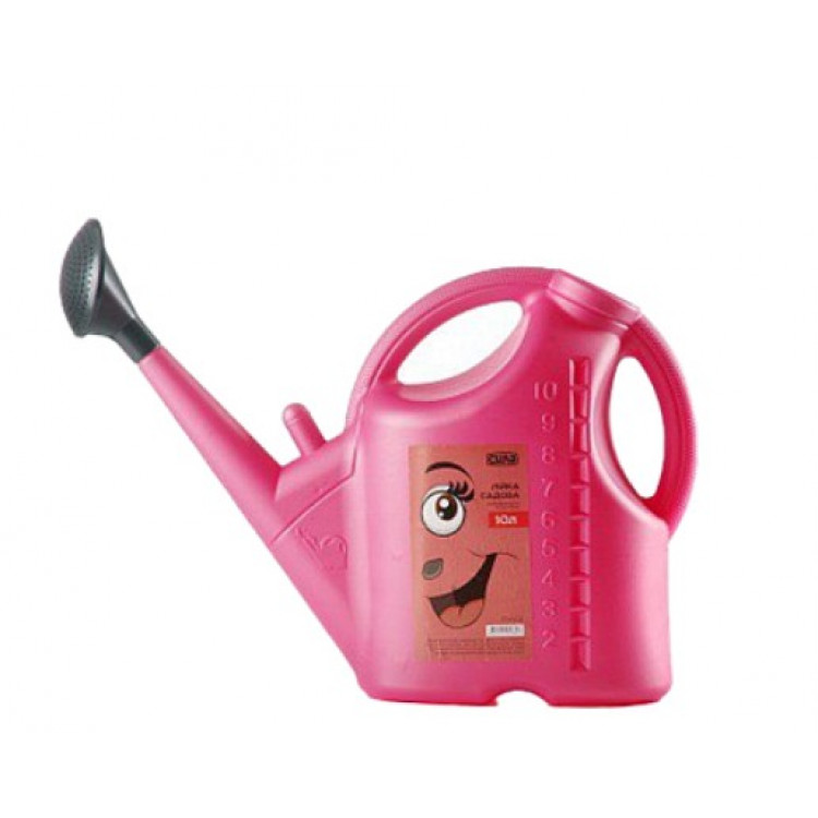 Лійка пластикова 10,00 л Сила (рожева) первинний пластик