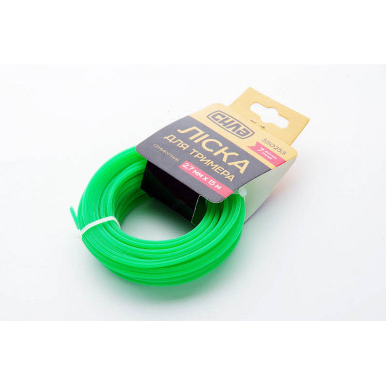 Ліска для тримера гептагон (семикутник) ?2.7мм СИЛА 15м (180шт/ящ)