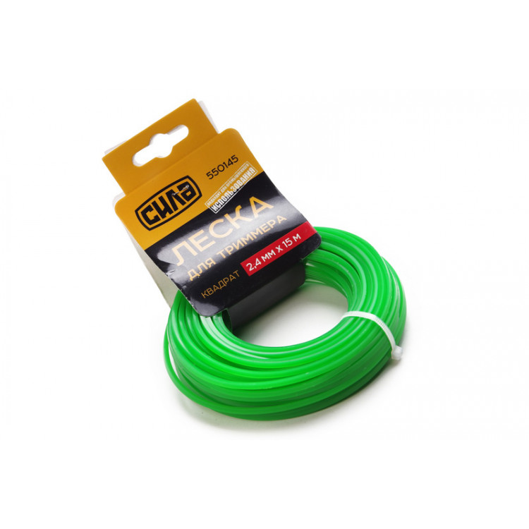 Ліска для тримера квадрат ?2.7мм СИЛА 15м (180шт/ящ)