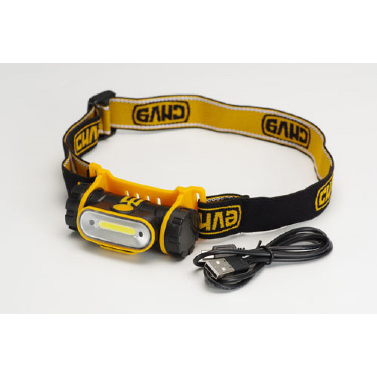 Ліхтар налобний Вольт з сенсором (акумулятор Li-ion 18650 3,7V 2200mAh)