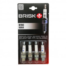 BRISK Свічки Super N19C  короткі (1уп-4шт)