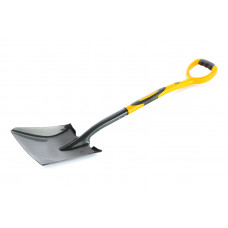 Лопата з фібергласовою ручкою совкова 230*280*1050 мм 2,0 кг СИЛА