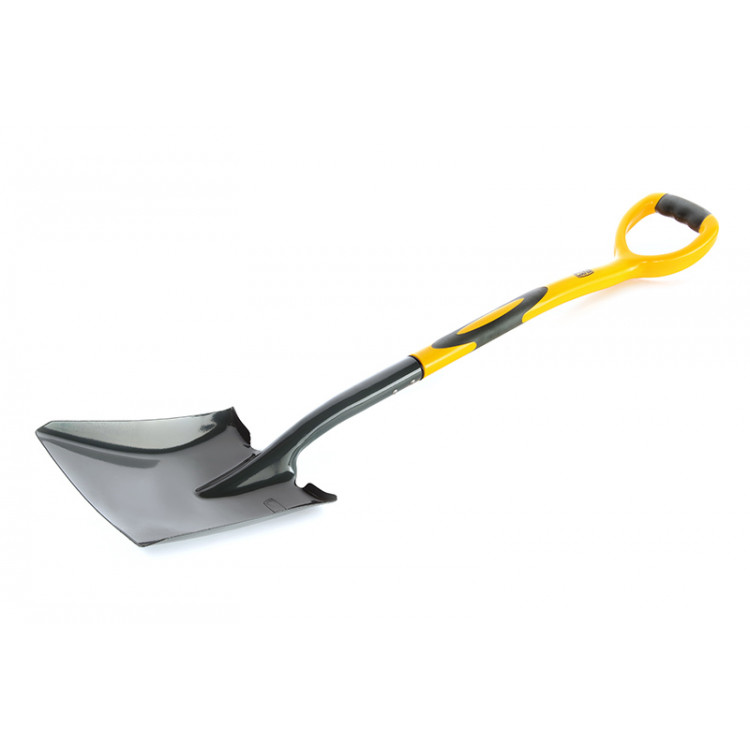 Лопата з фібергласовою ручкою совкова 230*280*1050 мм 2,0 кг СИЛА
