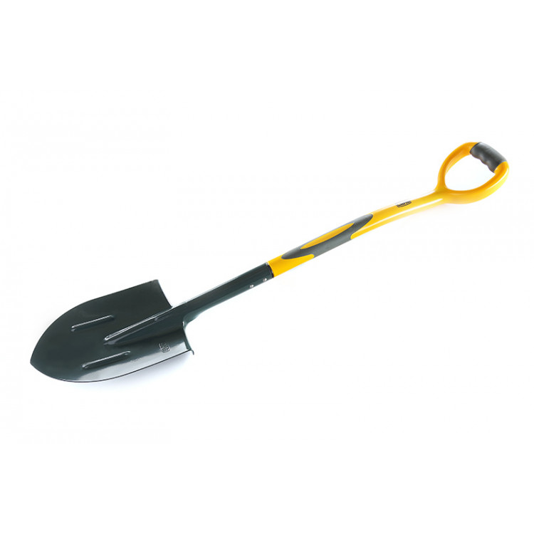 Лопата з фібергласовою ручкою штикова 290*210*1050 мм 1,9 кг СИЛА