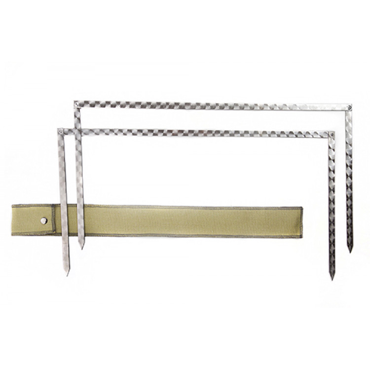 Мангал-рамка (підставка для шампурів) 62 х 31 х 1,5 см, з нержавіючої сталі 3 мм, з чохлом СИЛА