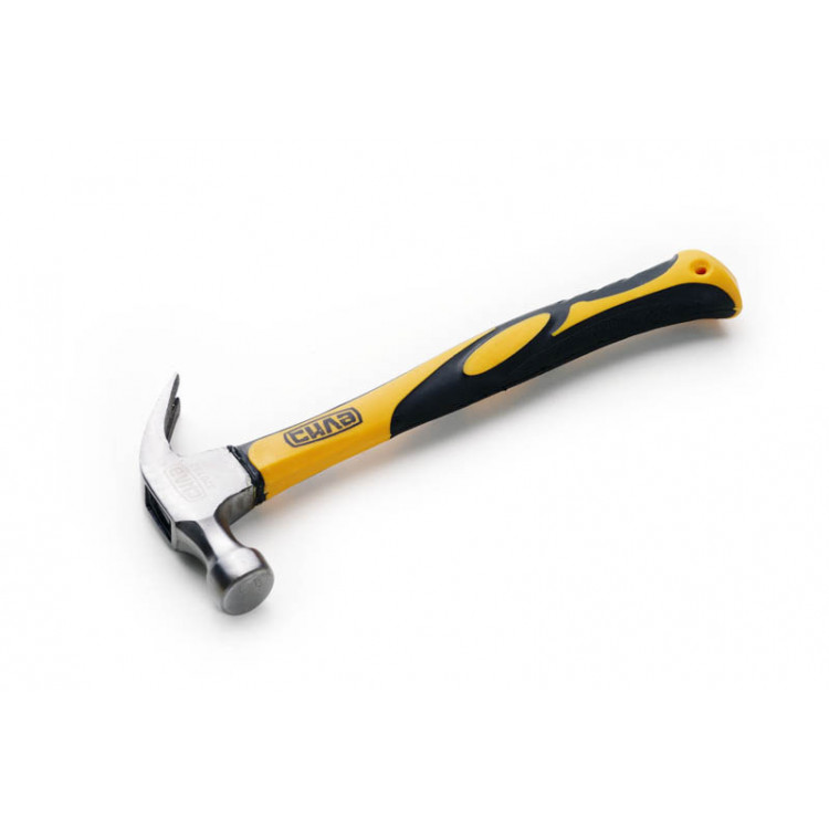 Молоток-цвяходер 340гр СИЛА з фібергласовою рукояткою