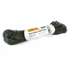 Мотузка плетена 5 мм 100 м зелена
