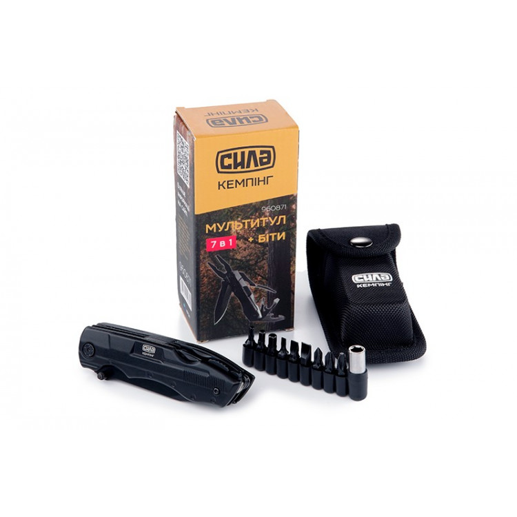 Мультитул 7 в 1 + біти