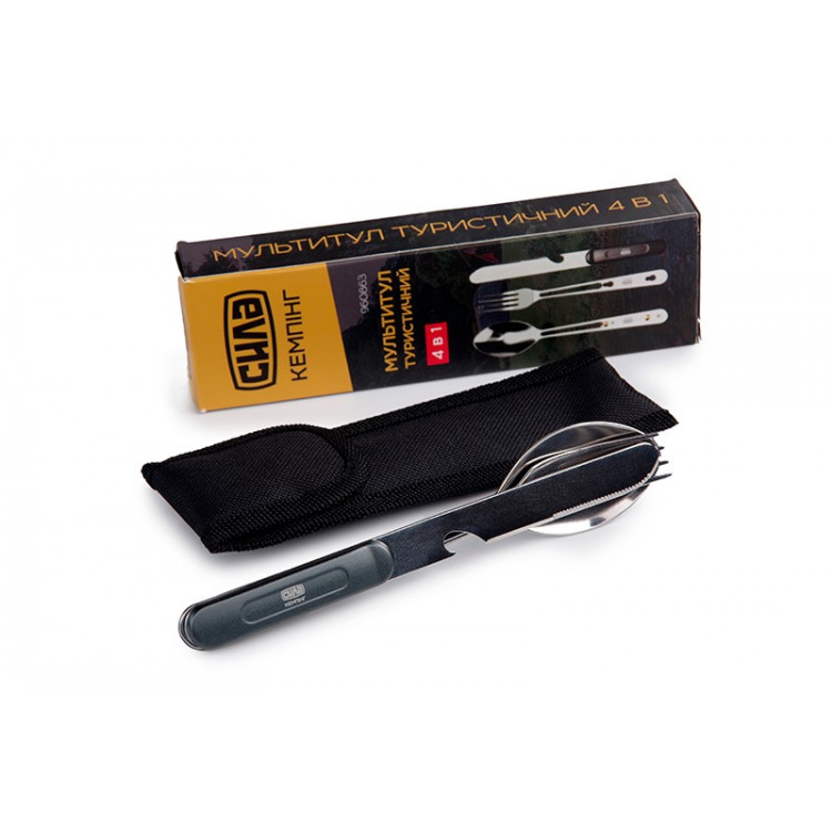 Мультитул туристичний 4 в 1
