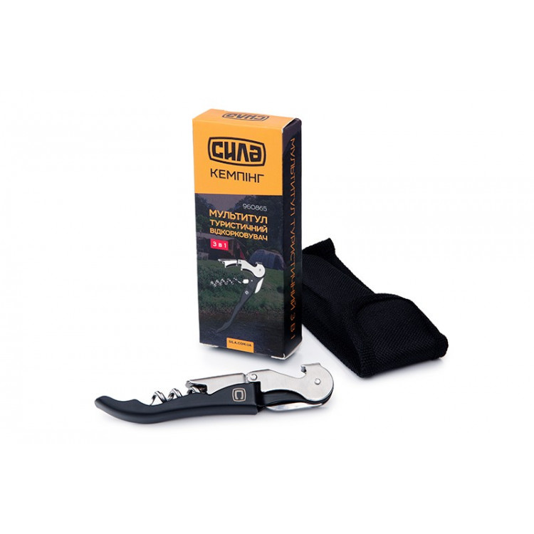 Мультитул туристичний Відкорковувач 3 в 1
