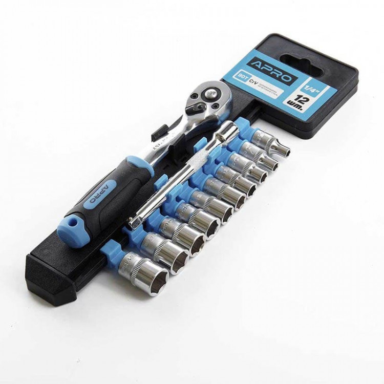 Набір головок 12 предметів 1/4