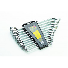 Набір ключів накидних 12шт СИЛА 6-32мм, 2-х стор. ізогн. (планшет)