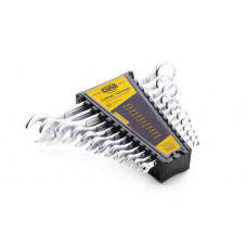 Набір ключів ріж-нак 12 шт СИЛА  (6-22 мм) Стандарт CrV на планшетці