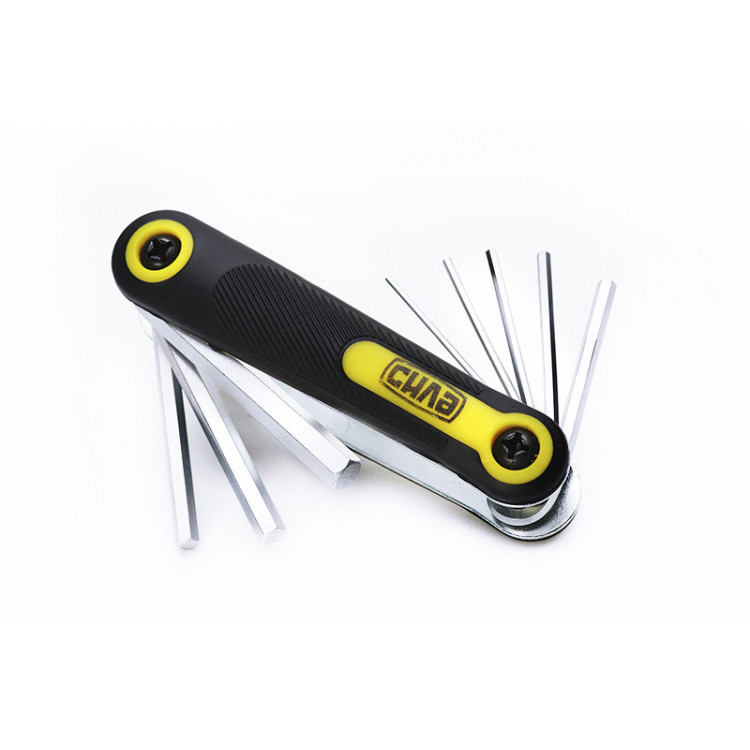 Набір ключів шестигранних, мультитул СИЛА 1,5-8мм, 8шт