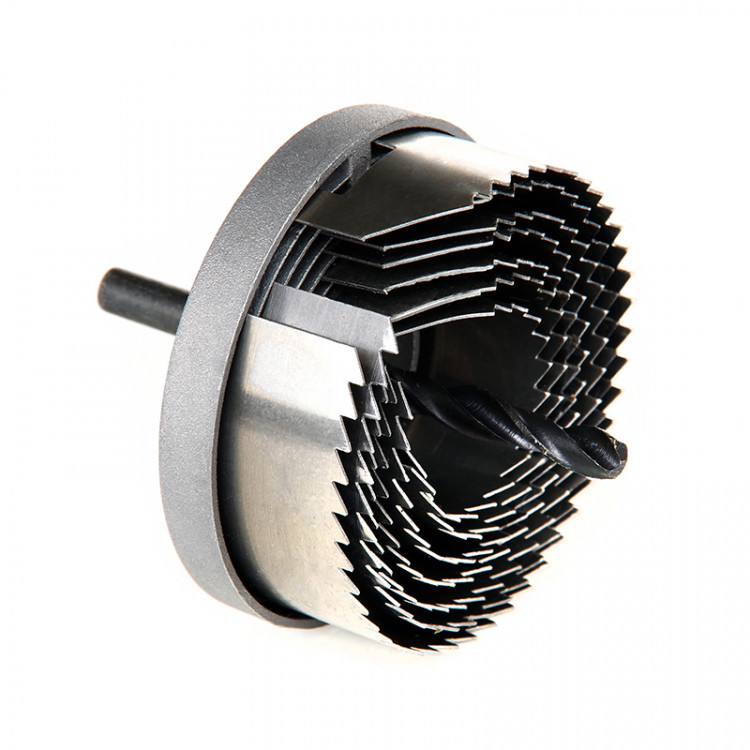 Набір коронок по дереву і гіпсокартону 9 предметів , глибина 20 мм (26/32/36/45/50/56/63)