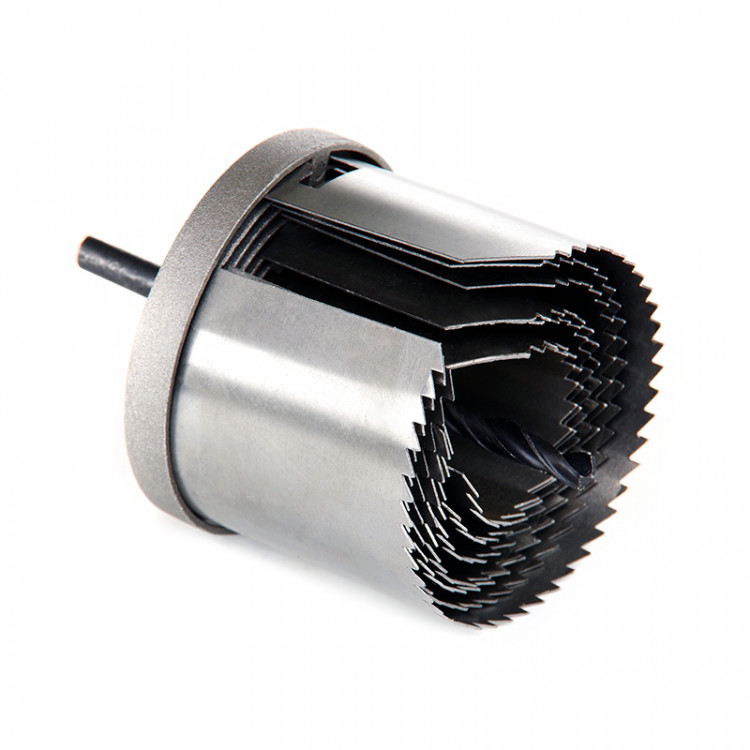 Набір коронок по дереву і гіпсокартону 9 предметів , глибина 43 мм (26/32/36/45/50/56/63)