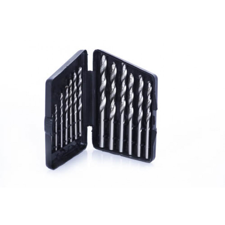 Набір свердел по металу полірованих 13шт. 1.5-6.5мм APRO Р6М5 (пластиковий кейс)