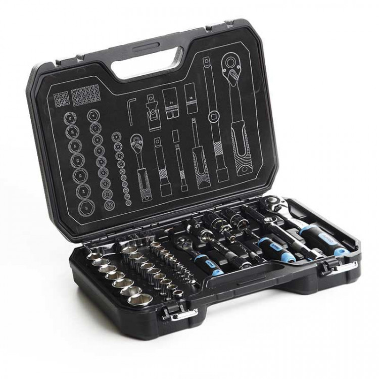 Набір торцевих насадок і біти 73 предметів  1/2