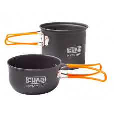Набір туристичного посуду для походів (чаша + чаша) СИЛА