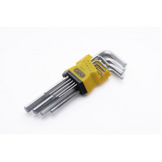 Набір шестигранників середніх CrV (9шт) СИЛА