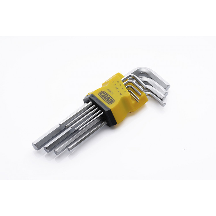 Набір шестигранників середніх CrV (9шт) СИЛА