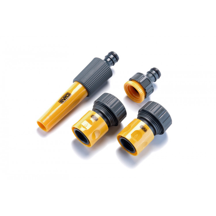 Набір: насадка-розпилювач, конектори для шланга 3/4'', адаптер 1/2'' + 3/4''