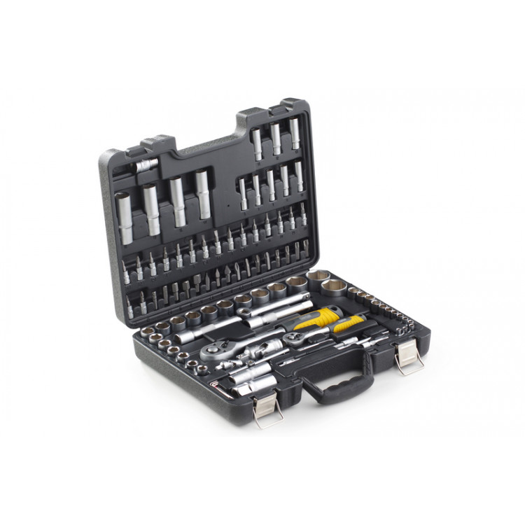 Набор насадок торцевых и биты  94 предмета 1/2