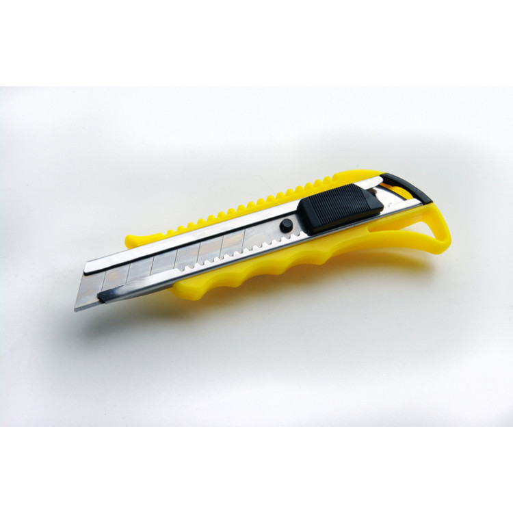 Ніж висувний 18мм СИЛА з металевою напрямною, автозамок (ергономічний)