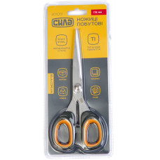 Ножиці побутові з гумовою вставкою 7  СИЛА