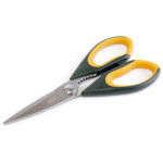 Ножиці побутові пластикові ручки з гумовими вставками 22,5 см СИЛА