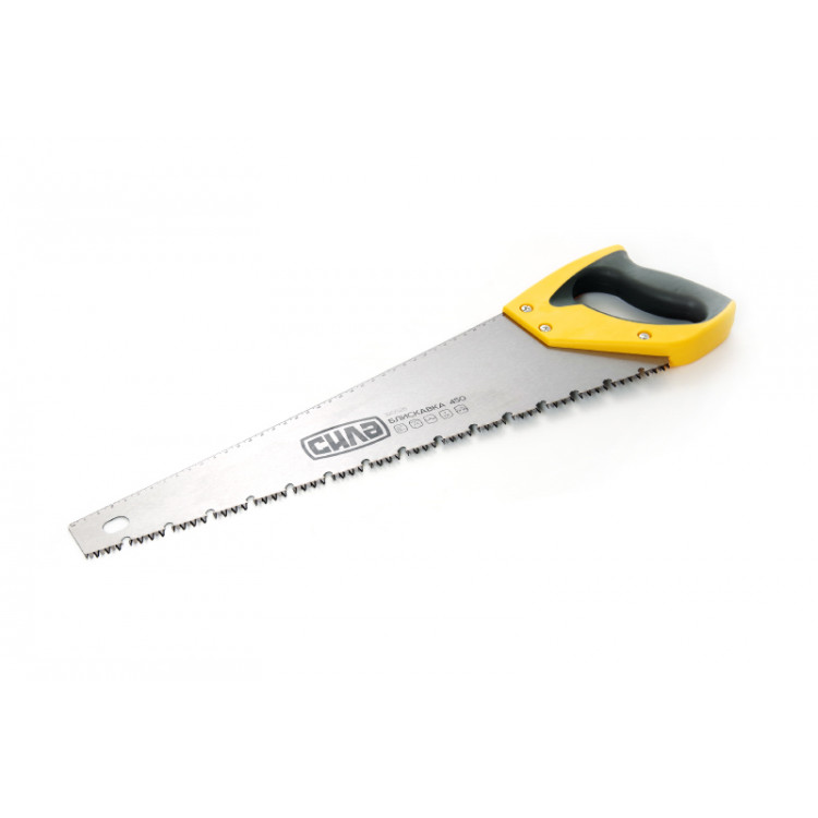 Ножівка по мокрому дереву 450мм СИЛА БЛИСКАВКА 2-х компонентна рукоятка, 7 TPI