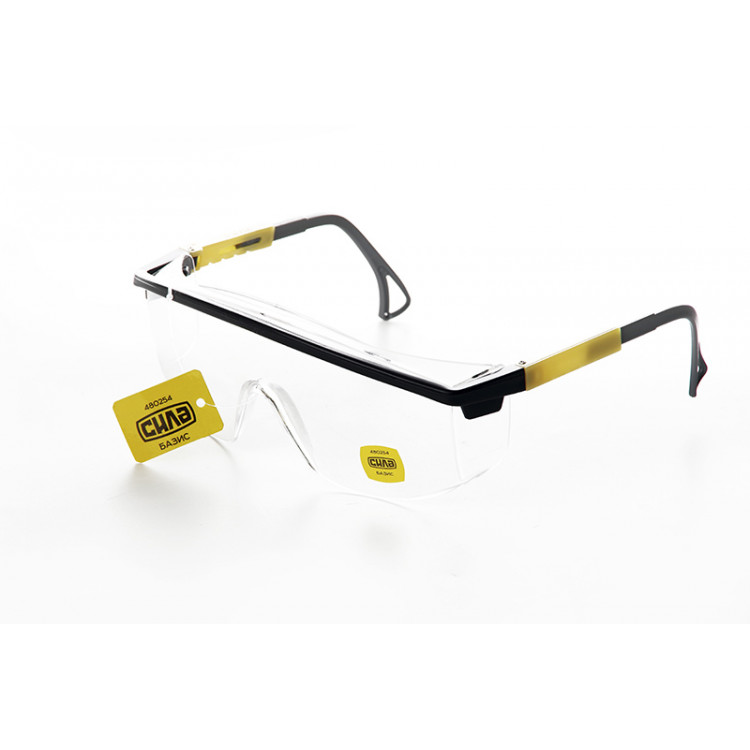 Окуляри захисні БАЗІС (прозорі) СИЛА
