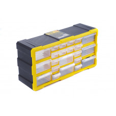 Органайзер пластиковий вертикальний 495*255*160мм, 22 відсіка СИЛА