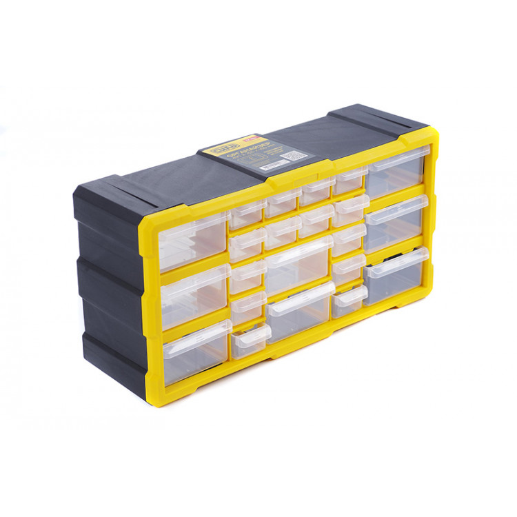 Органайзер пластиковий вертикальний 495*255*160мм, 22 відсіка СИЛА