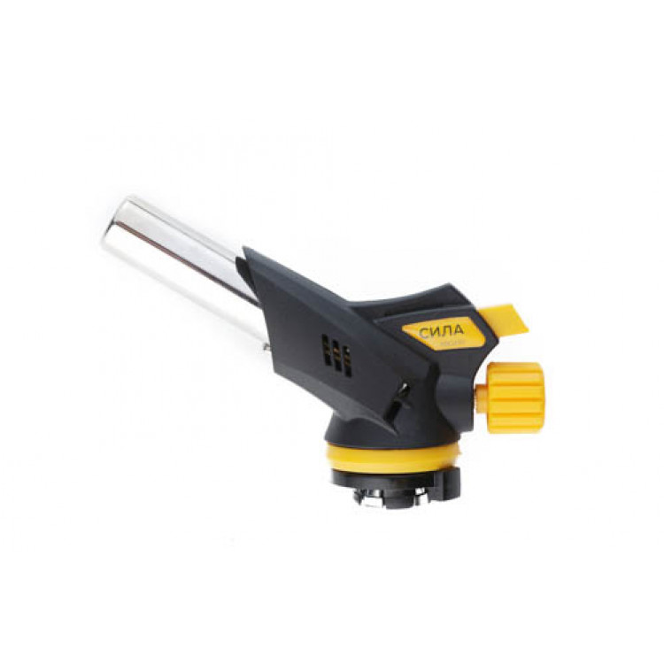 Пальник газовий з п'єзопідпалом ?20mm СИЛА 144mm 360° ТУРБО (10шт/уп)