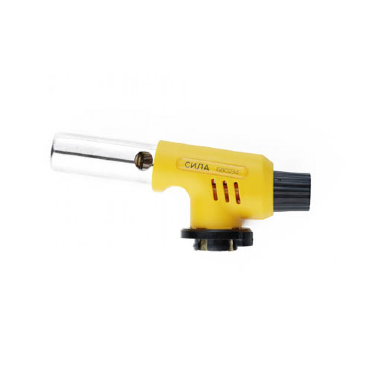 Пальник газовий з п'єзопідпалом ?20mm СИЛА 153mm (10шт/уп)