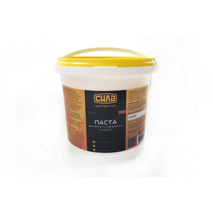 СИЛА Стандарт Паста для очищення та миття рук (відерце) 1000 мл