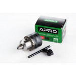 Патрон для дриля APRO з ключем 1/2-20, 3.0-16мм