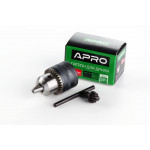 Патрон для дриля APRO з ключем M12*1.25, 1.5-13мм