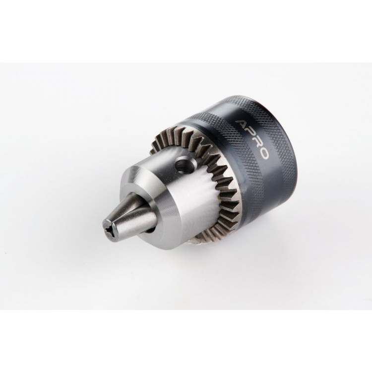 Патрон для дриля APRO з ключем M12*1.25, 3.0-16мм