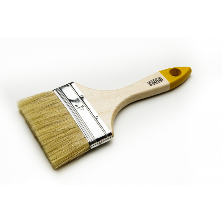 Пензель флейцевий мікс стандарт 4'' СИЛА