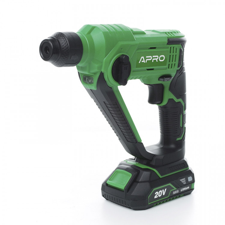Перфоратор акумуляторний APRO 20СН SDS+ 1.5Дж/2 А (в кейсі 1АКБ)
