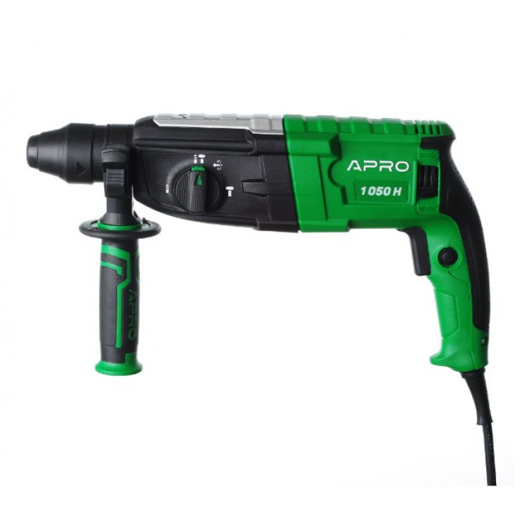 Перфоратор прямий APRO SDS+/1050Н/3,5Дж (в кейсі, шнур 4м)