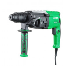 Перфоратор прямий APRO SDS+/DFR/1050Н/3,5Дж (в кейсі, шнур 4м)