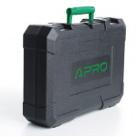 Перфоратор прямий APRO SDS+/DFR/1050Н/3,5Дж (в кейсі, шнур 4м)