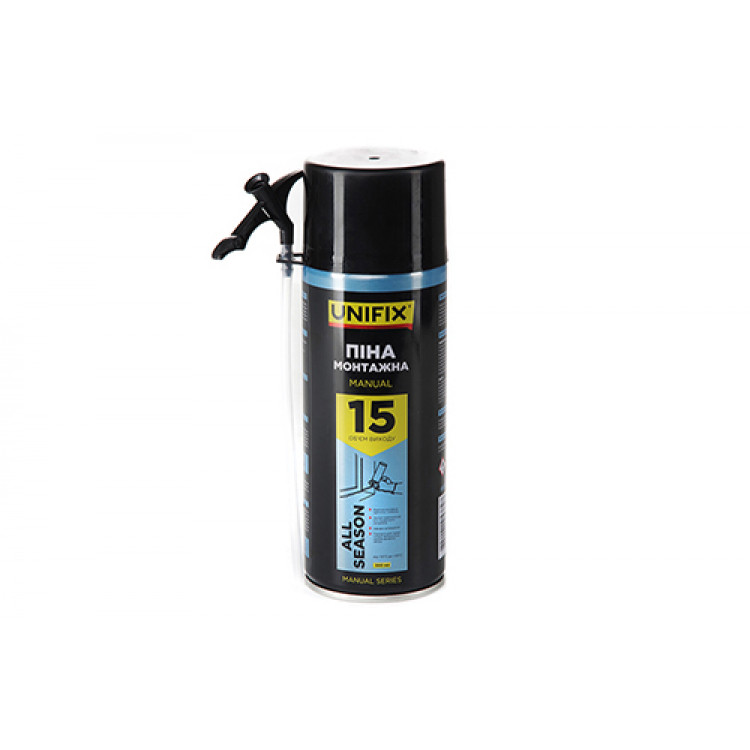 Піна ручна всесезонна 15л UNIFIX 300 мл