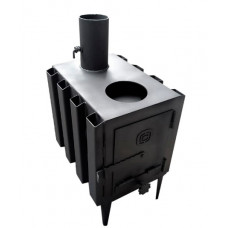 Пічка-буржуйка з радіатором та варильною поверхнею 8 кВт, 450 х 370 х 560мм