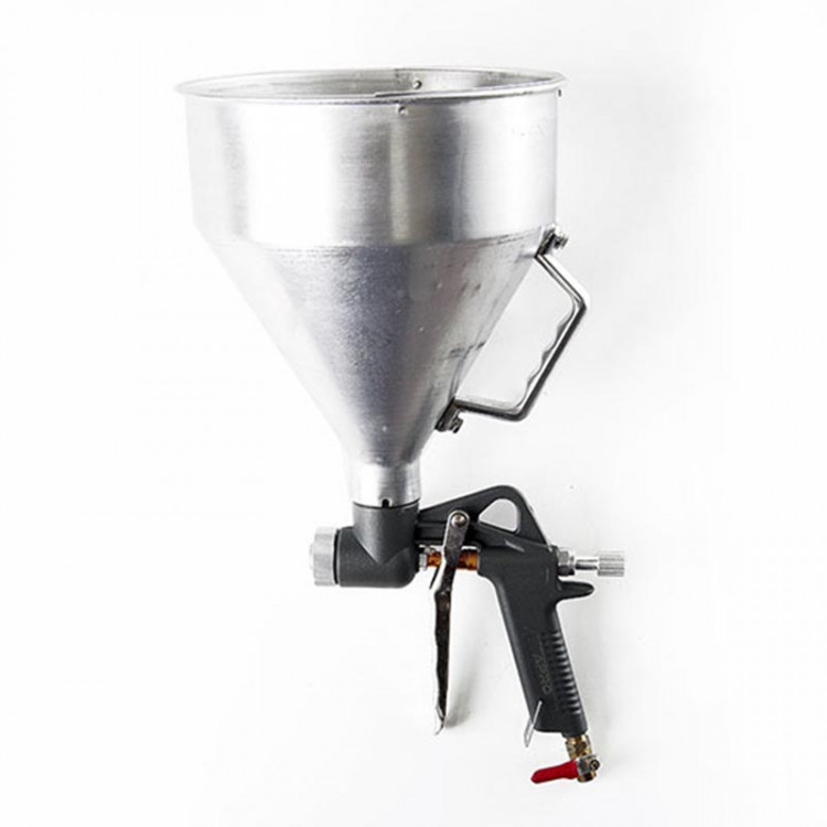 Пневмопістолет для штукатурки, три форсунки 4,6,8 мм, в/б металевий, 6000мл APRO