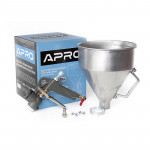 Пневмопістолет для штукатурки, три форсунки 4,6,8 мм, в/б металевий, 6000мл APRO