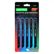 Полотно для лобзика (дерево) APRO 100/75 мм 3 мм-8TPI швидкий прямий T111C (блістер 5 шт)